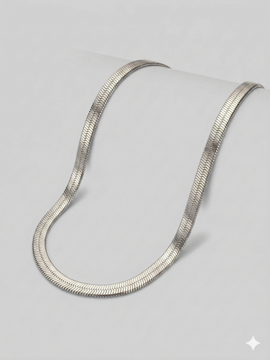 5mm Silver Snake Neck Chain